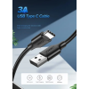 Кабель Ugreen US287 USB 2.0 to Type-C 3A White