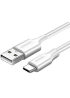 Кабель Ugreen US287 USB 2.0 to Type-C 3A White