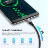 Кабель UGREEN US288 USB-A 2.0 to USB-C 3A Nickel Plated Aluminum Braid Black