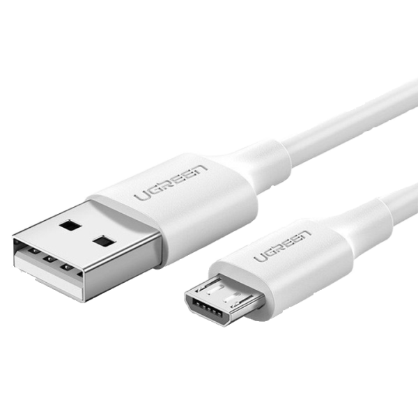 Кабель UGREEN US289 USB 2.0 – MicroUSB QC 3.0, White