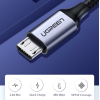 Кабель UGREEN US290 USB 2.0 to Micro-USB 2A Nickel Plated Aluminum Braid Black
