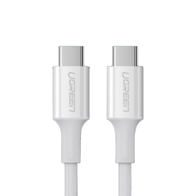 Кабель зарядний Ugreen US300 Type-C to Type-C  для швидкої зарядки 2.0 100W 5A White