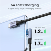 Кабель Ugreen US334 USB Type-C кутовий 100W 1м Black