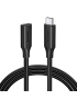 Кабель-подовжувач UGREEN US353 USB-C 3.1 Gen2 100W 10Gbps 1 м Black
