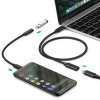 Кабель-подовжувач UGREEN US353 USB-C 3.1 Gen2 100W 10Gbps 1 м Black