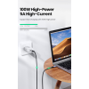 Кабель UGREEN US355 USB-C to USB-C 100W Gen2 5A Data & Fast Charging 1м Black