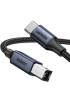 Кабель для принтера UGREEN US370 USB-C → USB-B 2.0 480Mbps, 1 м