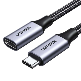 Кабель-подовжувач UGREEN US372 USB-C 3.2 Gen2 10Gbps PD 100W 4K@60Hz,1 м