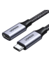 Кабель-подовжувач UGREEN US372 USB-C 3.2 Gen2 10Gbps PD 100W 4K@60Hz,1 м