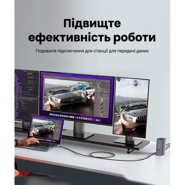 Кабель-подовжувач UGREEN US372 USB-C 3.2 Gen2 10Gbps PD 100W 4K@60Hz,1 м