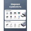 Кабель-подовжувач UGREEN US372 USB-C 3.2 Gen2 10Gbps PD 100W 4K@60Hz,1 м