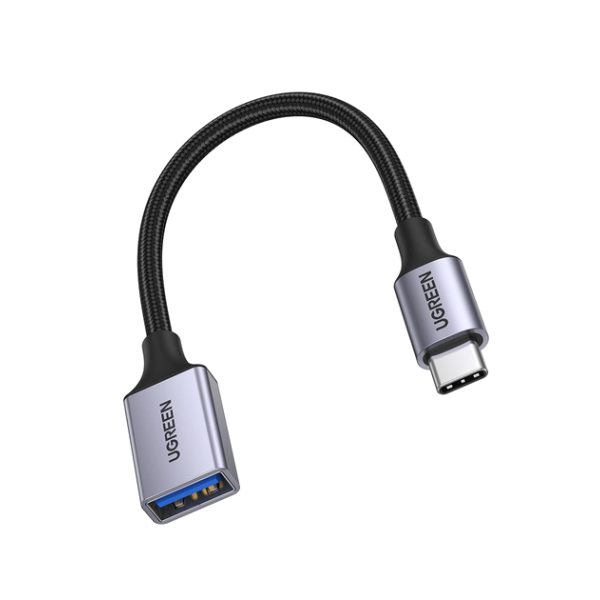 Кабель UGREEN US378 USB-C → USB 3.0 OTG Adapter Black