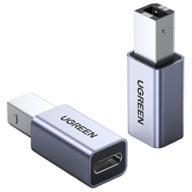 Перехідник для принтера UGREEN US382 USB-C → USB-B