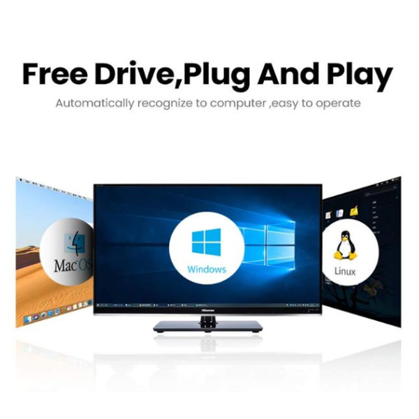 Перехідник для принтера UGREEN US382 USB-C → USB-B