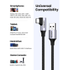 Кутовий кабель UGREEN US385 USB-A → USB-C 3.0, 1 м