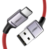 Кабель UGREEN US505 USB to USB-C 6A QC3.0 Fast Charging 1м Red