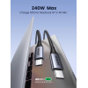 Кабель UGREEN US535 USB-C 240W PD3.1 1м Space Grey