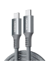 Кабель Ugreen US539 Type-C to Type-C 100W 5A 2М Silver Grey