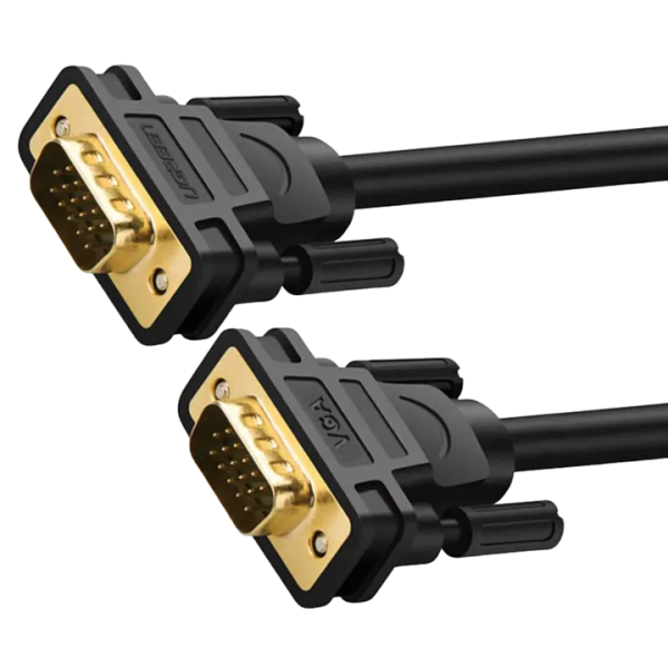 Кабель VGA UGREEN VG101 Male to Male (1м / 1.5м / 2м / 3м)
