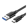 Кабель UGREEN US184 USB 3.0 A Male to Type C Male Cable Nickel Plating