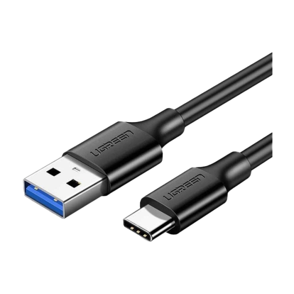 Кабель UGREEN US184 USB 3.0 A Male to Type C Male Cable Nickel Plating