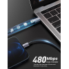 Кабель UGREEN US304 USB-C to Lightning M/M Cable Aluminum Shell Braided