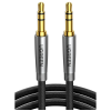 Кабель UGREEN AV183 3.5mm to 3.5mm 4-Pole M/M Audio Cable Alu Case, Gray