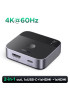 Спліттер UGREEN AW503 USB-C + HDMI Switch 2 In 1 Out 4K@60Hz, Black