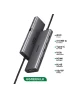 USB-хаб UGREEN CM498 USB-C to 3xUSB3.0+HDMI+VGA+RJ45 Gigabit+SD/TF+AUX3.5mm+PD, Gray