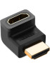Адаптер UGREEN HD112 HDMI Male to Female Angled Adapter-Down, Black