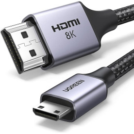Кабель UGREEN HD163 Mini HDMI to HDMI 8K Cable, Black