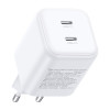 Мережевий зарядний пристрій UGREEN X526 2xUSB-C 45W GaN Fast Charger