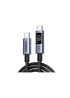 Кабель Ugreen L529 USB-C to USB-C 100W з розумним цифровим дисплеєм Fast Charging Cable, Space Gray