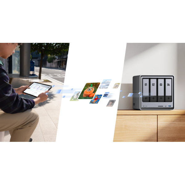 UGREEN NASync DXP4800 – 4-bay NAS сервер (Intel N100, 8GB DDR5, 2×2.5GbE, 4K HDMI, Diskless)