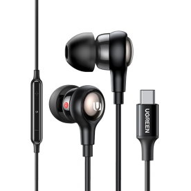 Навушники Ugreen EP103 In-Ear Earphones with Type-C Connector Black