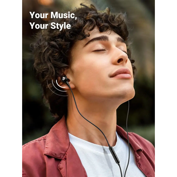 Навушники Ugreen EP103 In-Ear Earphones with Type-C Connector Black