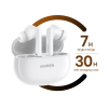 Бездротові навушники UGREEN HiTune T6s WS205 з Hi-Res Audio, LDAC, ANC та Bluetooth 5.4, White