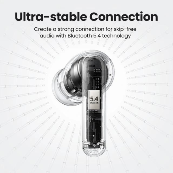 Бездротові навушники Ugreen HiTune T3 Pro WS206 з активним шумопоглинанням ANC, Bluetooth 5.4, White
