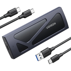 Зовнішня кишеня UGREEN CM578 для SSD M.2 NVMe | USB-C 3.2 Gen 2 (10 Гбіт/с) з алюмінієвим корпусом, чорна