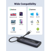 Зовнішня кишеня UGREEN CM578 для SSD M.2 NVMe | USB-C 3.2 Gen 2 (10 Гбіт/с) з алюмінієвим корпусом, чорна