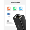 Мережевий адаптер Ugreen CR110 USB 2.0 RJ45 10/100Mbps Ethernet Black