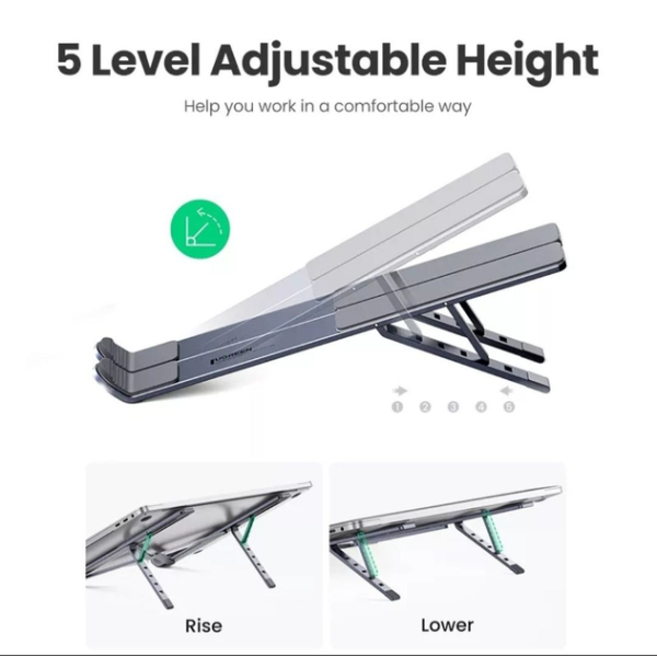 Підставка для ноутбука UGREEN LP451 Foldable Holder for Laptop Silver