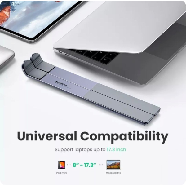 Підставка для ноутбука UGREEN LP451 Foldable Holder for Laptop Silver