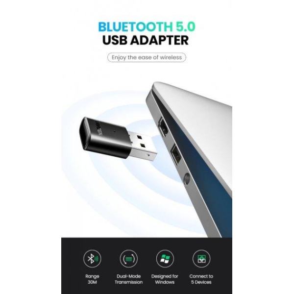 UGREEN CM390 Bluetooth 5.0 USB адаптер для ПК і ноутбуків