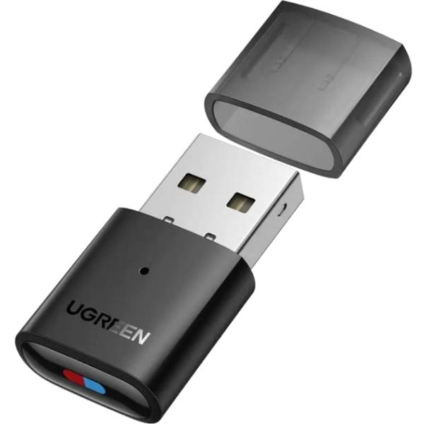 Bluetooth USB-адаптер Ugreen CM408 5.0 для ПК, Mac, Nintendo Switch, PS4/PS5 – чорний
