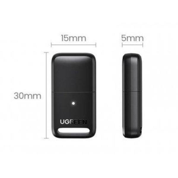 USB Bluetooth-адаптер UGREEN CM591 Bluetooth 5.3 для ПК і ноутбука – чорний