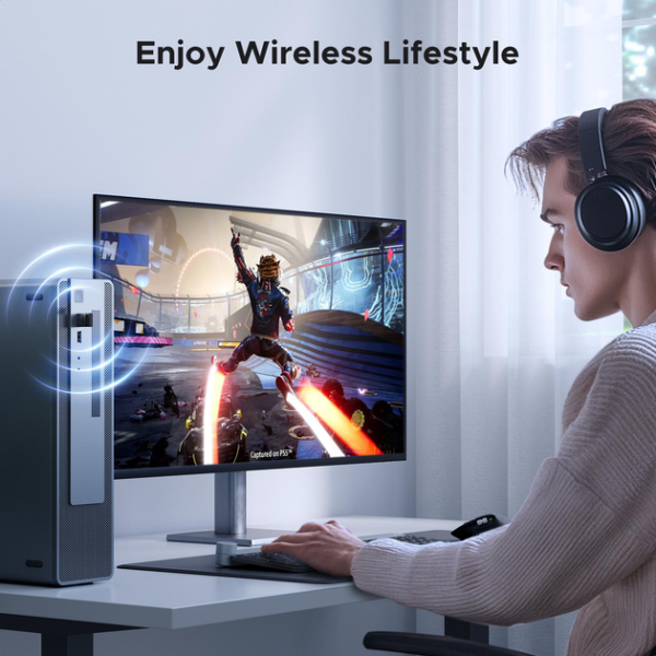 USB Bluetooth-адаптер UGREEN CM748 Bluetooth 5.4 для ПК і ноутбука – чорний (UGR-45134)