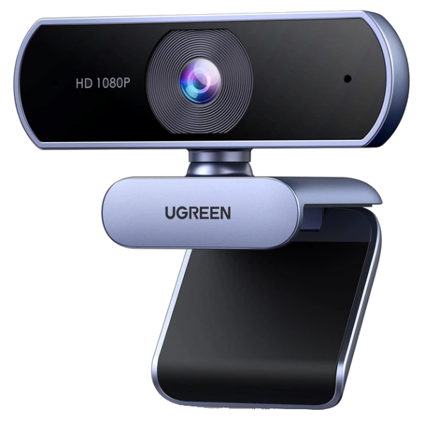 Веб-камера Ugreen CM678 Full HD 1080P 30FPS 2MP Dual Mic Space Grey