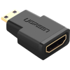 Адаптер UGREEN Mini HDMI Male to HDMI Female Adapter (Black)