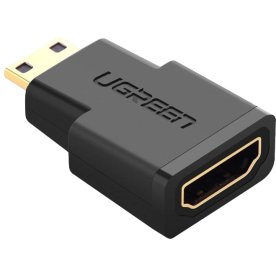 Адаптер UGREEN Mini HDMI Male to HDMI Female Adapter (Black)